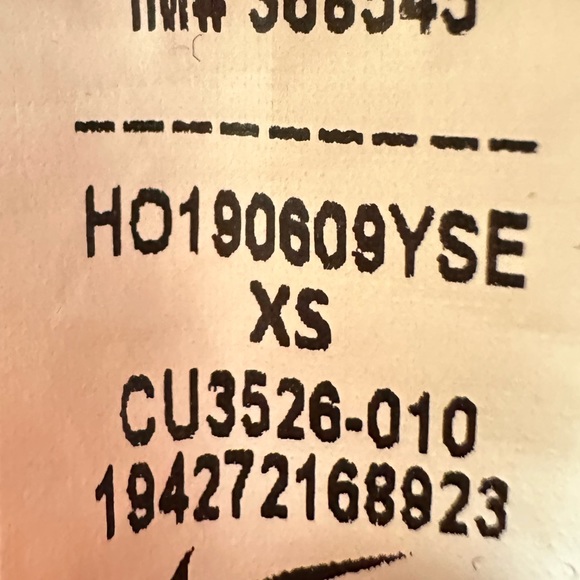 WOMENS NIKE NSW AF1 PULLOVER HOODIE SIZE XS BLACK PINK YELLOW - Picture 8 of 8